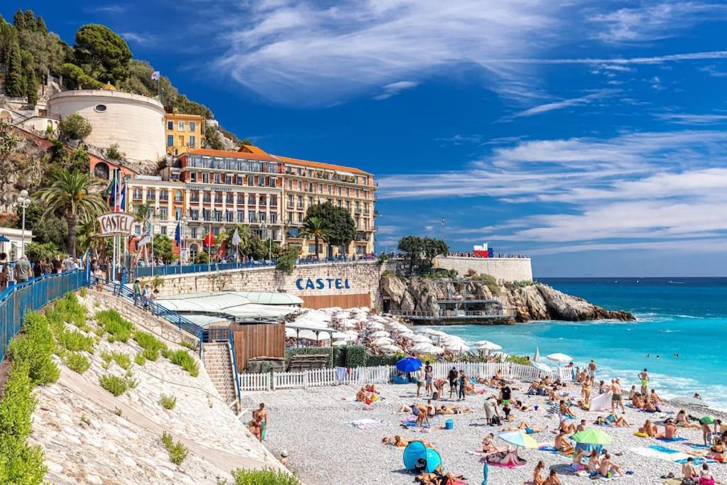 Ponchette - Independent House Promenade Des Anglais Nice Bagian luar foto